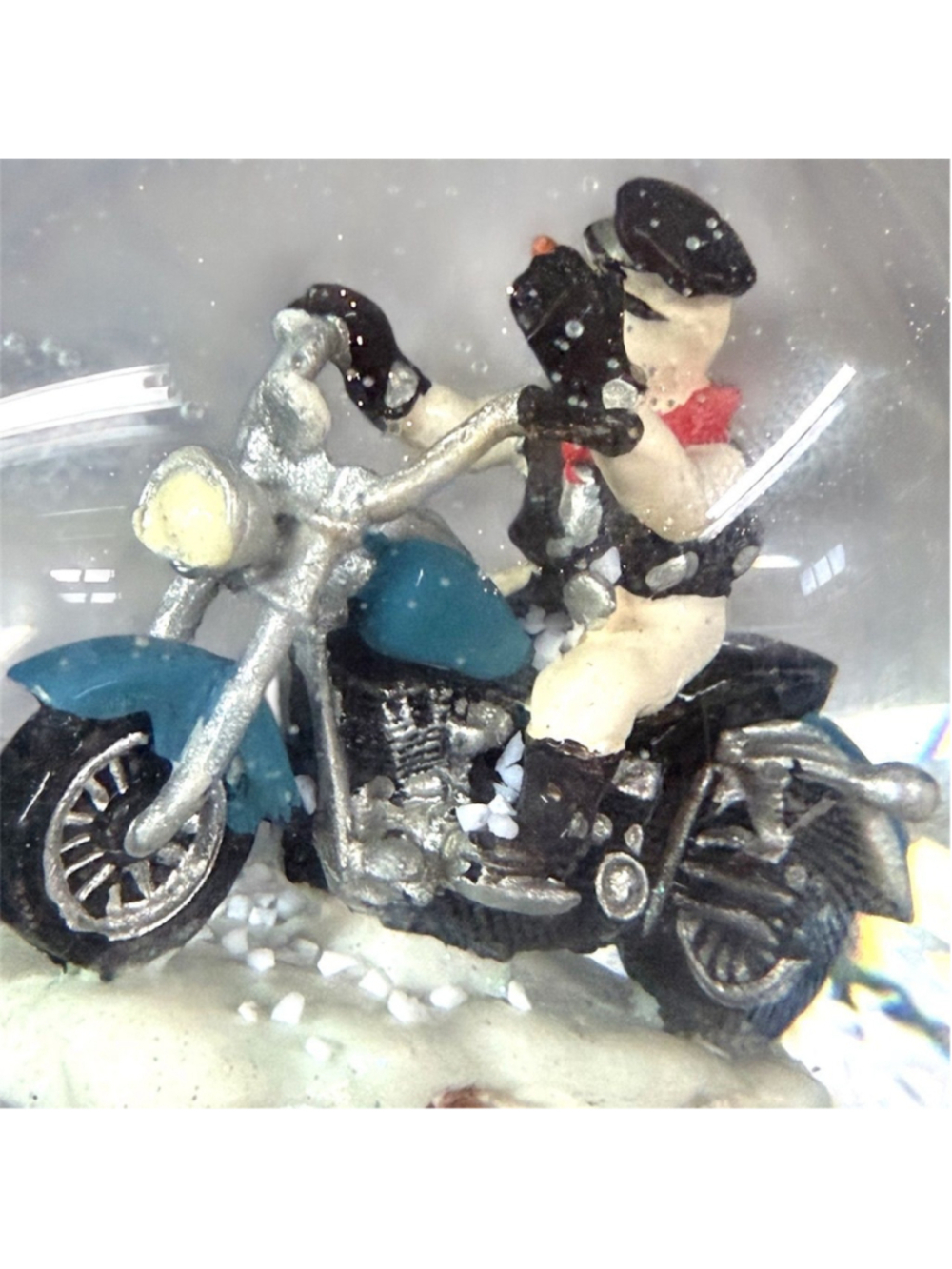 Harley-Davidson Snow Globe North Pole Motorcycle Club 2001 Original Box RARE HD - Picture 5 of 9